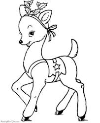Free printable reindeer coloring pages. Reindeer Coloring Pages For Christmas