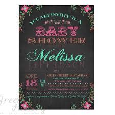 Baby Shower Invitation Shabby Chic Baby Girl Shower