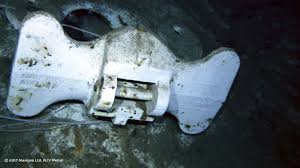 wreckage of uss indianapolis, sunk by