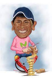 Sus dibujos y caricaturas, de líneas muy clásicas, siguieron siempre las reglas del dibujo académico. Restrepo Nairo Quintana Campeon Del Giro De Italia Dibujos De Ciclismo Caricaturas De Famosos Ciclistas Colombianos