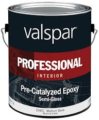 Valspar 33401 Professional Interior Pre Catalyzed Epoxy Paint Medium Base Interior Wall Paint Epoxy Paint Valspar