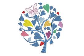 Download Tree With Heart Leaves Creative Fabrica In 2020 Embroidery Designs Simple Embroidery Design Bundles Yellowimages Mockups