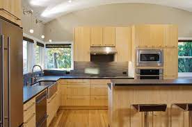 Wooden kitchen cabinets wood kitchens ideas designs. Blonde Cabinets Design Ideas Pictures Remodel And Decor Cheap Countertops Countertops Glass Kitchen Cabinet Doors