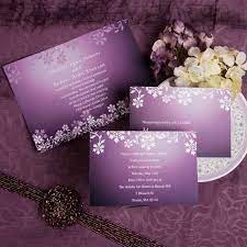 Purple Wedding Invitations And Wedding Ideas Purple Wedding Invitations Winter Wedding Invitations Purple Invitations