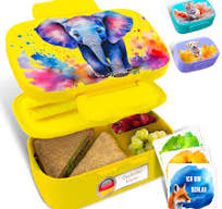 Mr. Chilly® Brotdose Kinder mit Fächern - auslaufsichere und robuste  Snackbox mit Besteck, Bentobox für Schule, Kita & unterwegs mit sicherem ...