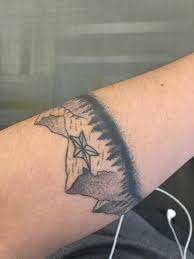 #star #mountain #elpasostrong #visitelpaso #nightsky…» Franklin Mountain Star El Paso Tx By Buzz Circle Tattoos Tattoos For Guys Cute Finger Tattoos
