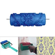 Dieser teppich in pastellfarben beweist ihnen das gegenteil! Embossing Painting Roller Brush Sleeve With Handle Wall Decor Texture Tool F