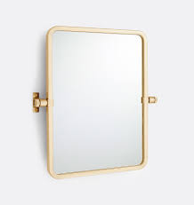 Browse through tilt mirror hardware with uniquely embellished frames and features to enhance your décor. West Slope Rounded Rectangle Pivot Mirror Rejuvenation