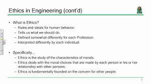 Engineering is one of the applications of science to and design safe structures that benefit society. Engr 452 Lecture 04 Engineering Ethics 2017 09 13 Youtube