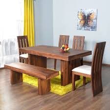 Home By Nilkamal Delmonte Six Seater Dining Table Set Brown Best Home And K Wooden Dining Table Designs Dining Table Design Modern Wooden Dining Table Set