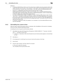 Download the latest drivers and utilities for your konica minolta devices. 2 Uninstalling The Scanner Driver Uninstalling The Scanner Driver 9 Konica Minolta Bizhub 164 User Manual Page 71 138