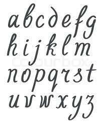 Use the following steps to get. Hand Lettering Simple Alphabet Set Stock Vector Colourbox