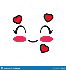 Aww' sin ti no soy nada.! Kawaii Aislado En Diseno Vectorial De Caricaturas De Cara De Amor Ilustracion Del Vector Ilustracion De Estilo Vector 169338891