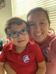 What funds or grants are available for a child with 18q- and hearing and  vision impairments in North Carolina?