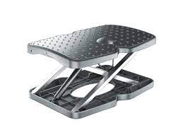 The comfy ergofoam adjustable foot rest and the sturdy humanscale fr300 foot rocker are both better than a plastic footrest at helping you maintain. Adjustable Footrest Under Desk Support Footstool Ergonomic Foot Rest For Home And Office With Massage Textured Surface Hands Free Automatic Height Adjustment Button Standard Version Newegg Com
