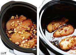 Slow cooker teriyaki chicken cooked in a delicious homemade teriyaki sauce, then shredded and served over a bed of rice, a healthy and easy dinner recipe with an asian touch. Slow Cooker Teriyaki Chicken Gimme Some Oven