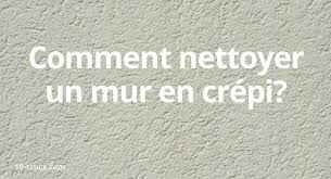 Comment Nettoyer Un Mur En Crepis