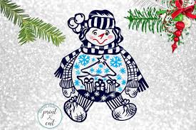 Download Vintage Christmas Scene Snowman Globe Cut File Svg Dxf Pdf Png By Kartcreation Thehungryjpeg Com