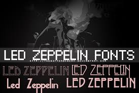 Led zeppelin fans, this is really cool! Led Zeppelin Fonts By Thesoftersideav On Deviantart