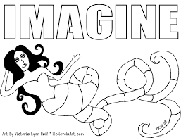 All you need to do is to upload your image with the form below, and it will be automatically and almost instantly into shapes that can be colored. I Believe In Art By Victoria Lynn Hall Mermaid Muse Coloring Pages Free Printables