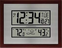 Sharp battery powered large atomic clock indoor outdoor. La Crosse Technology W86111 La Crosse Technology Wall Clocks Dx Engineering