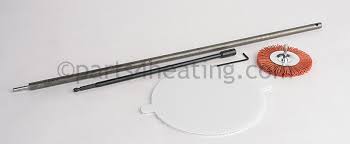 Kung fu maintenance demonstrates how to repair a water leaking swimming pool or spa heater heat exchanger. Parts4heating Com Lochinvar Kit30064 Heat Exchanger Cleaning Kit Awn500 800