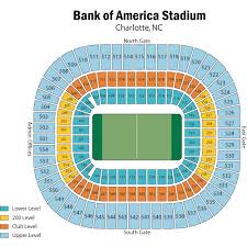 Breakdown Of The Bank Of America Stadium Seating Chart