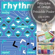 Layer by layer, tomasz walks through published poster examples and highlights the important cues and techniques that all designers should take note of. Rhythm Principles Of Design Printable Poster Art Classroom Decor