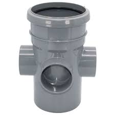 FloPlast 110mm Grey Soil Boss Pipe Socket/Spigot | Wickes.co.uk