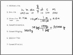 dimensional analysis problems 1 metric conversions