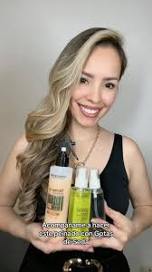 Realiza este peinado que jamás falla y le encanta a todas, con el brillo y  cuidado de Gotas de Seda ✨