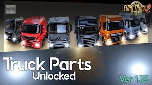 Adjusted bank loan level limits. Truck Parts Unlocked V1 35 1 32 X Ets2 Mods Euro Truck Simulator 2 Mods Ets2mods Lt