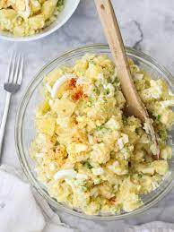 Place the whole, unpeeled potatoes in a large pot of water. How To Make The Best Potato Salad Recipe Foodiecrush Com