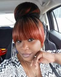 African American Black Ponytail Hairstyles With Bangs Sewing Hairstyle 40 Kickass Designs Of 2020 Curly Craze Black Hair Bun Weave Ponytail Hairstyles Hairstyles With Bangs
