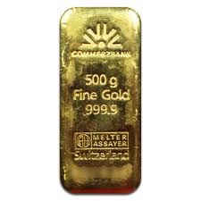 500g Gold Bullion Gold Bar Commerzbank Gold Bullion Bars Gold Bullion Silver Eagles