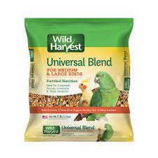 Wild Harvest Universal Blend For Medium And Large Birds 3 Pounds Fortified Nutrition Walmart Com