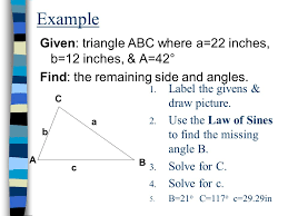 Here you may to know how to find 2 missing sides of a triangle. Review 1 Solving A Right Triangle 2 Given Two Sides 3 Given One Angle And One Side Ppt Download