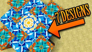 Glazed terracotta is a cosmetic block added by minecraft. Minecraft 7 Cool Designs W New Terracotta Blocks Youtube