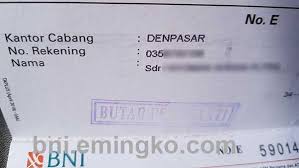 Bagi wni wajib memiliki kartu idensitas (ktp/sim/paspor/kartu pelajar) dan kartu keluarga. Cara Mengetahui Nomor Rekening Bni Dari Buku Tabungan