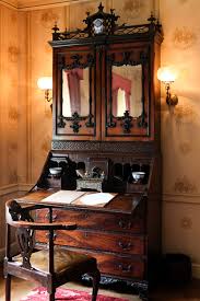 The empire furniture echoed the characteristics of the overall style. Furnishings Hill Stead Museum