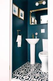 19 Ideas Bathroom Colors Teal Floors Small Toilet Room Bathroom Inspiration Decor Blue Powder Rooms