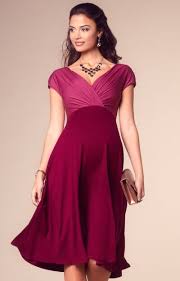 Alessandra Maternity Dress Short Rosey Red Maternity Wedding Dresses Evening Wear And Party Clothes By Tiffany Rose Cocktail Dress Maternity Pregnant Party Dress Dresses For Pregnant Women