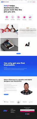 A personal cv website, (sometimes just called a personal website), can be a great way to promote you, your cv, and your abilities. Mavi Design Personal Cv Portfolio Website For Designer
