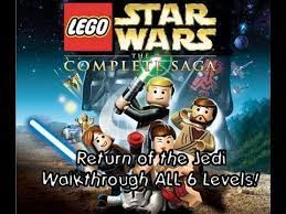 Lego Star Wars Complete Saga Return Of The Jedi All Six Levels Lego Star Wars Lego Star Lego War