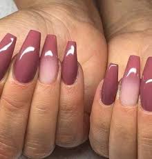 See more ideas about acrylic nails, nails, acrylic. Nails Design Dark Shape 19 Super Ideas Dark Pink Nails Pink Acrylic Nails Airbrush Nails