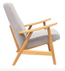 retro armchair oak light grey nood furniture homeware oak armchair retro armchair armchair