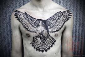 Bald eagle tattoo design has zero gender boundaries and both the sexes can perfectly flaunt it, whether it's colored or black and white, bigger or smaller. 75 Appealing Chest Tattoos For Men