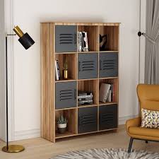 Can be used as a bookcase, display cabinet or room divider in your living room, bedroom, hallway, porch or office. 12 Cube Bookcase Wayfair