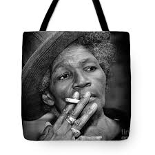 Portrait of Big Mama Thornton Tote Bag