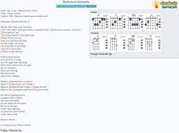 The chord will pop up on the ukulele fretboard and diagrams will appear below. Chord Bathroom Scenario Fischer Z Tab Song Lyric Sheet Guitar Ukulele Chords Vip
